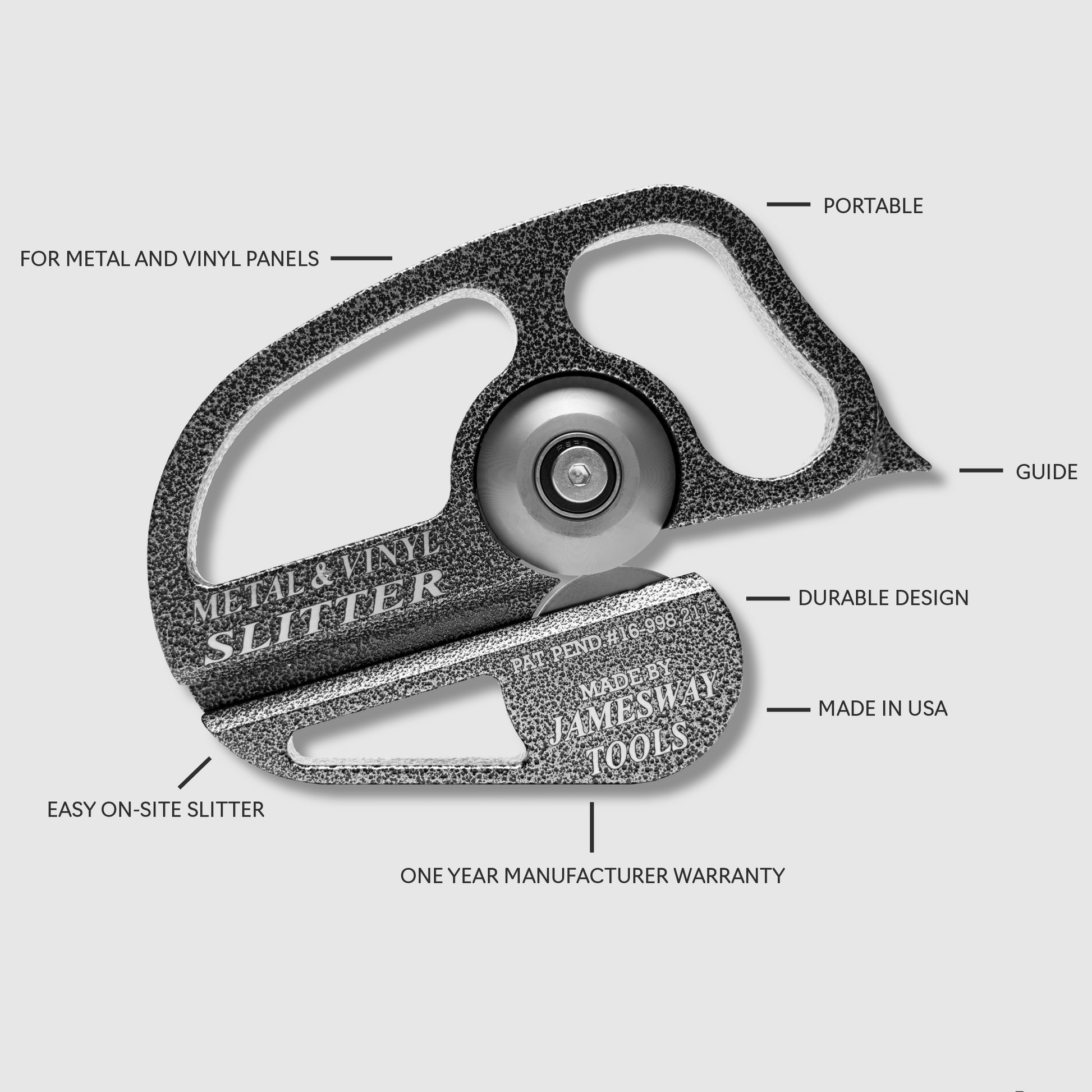 Jamesway Metal & Vinyl Slitter