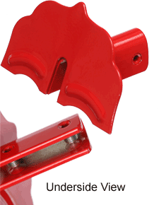 6500 Series Standing Seam Snow Guard Top and Bottom View