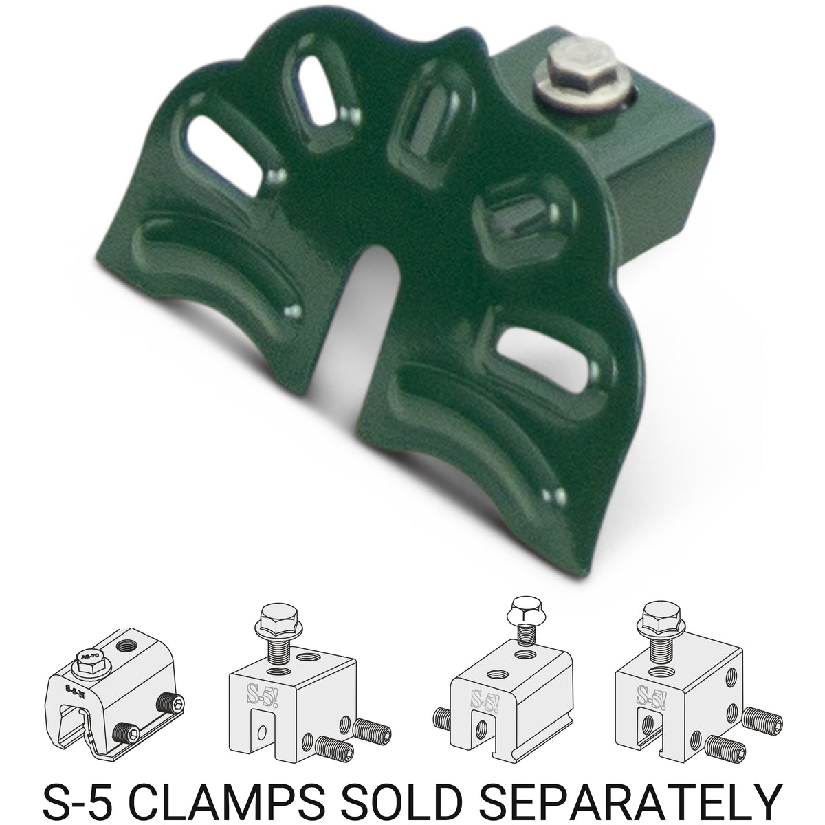 85RF Series - S-5 Mount Stainless Steel Snow Guard for Standing Seam